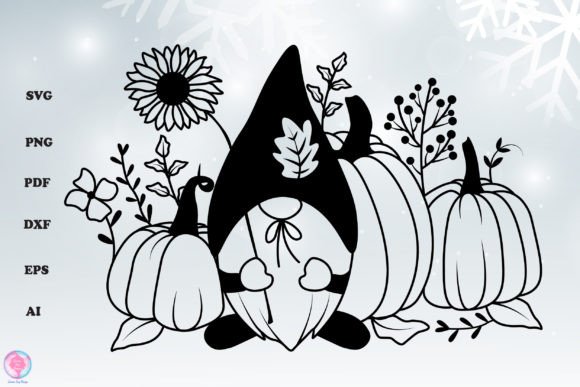 Fall Gnome Svg Graphics and Print Templates Review
