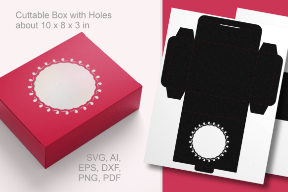 Floral Drops Round Window Rectangle Box Review