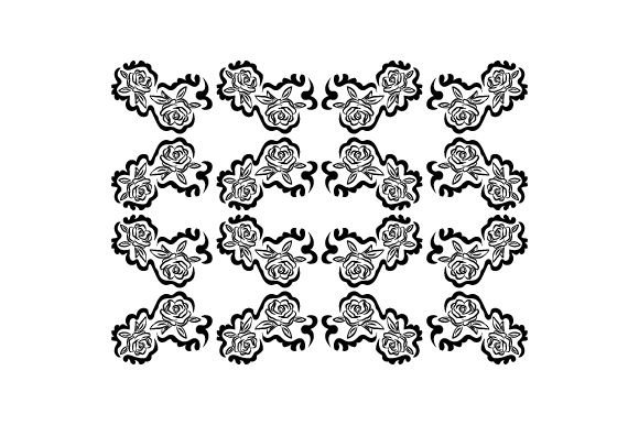 Floral Tooled Leather Pattern for Crafts and Designs