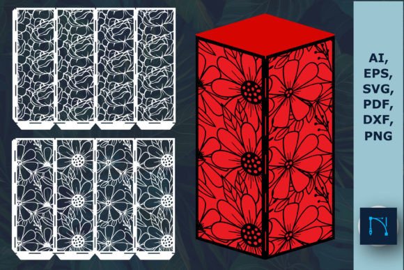 Laser Cut Floral Lantern SVG Bundle Review