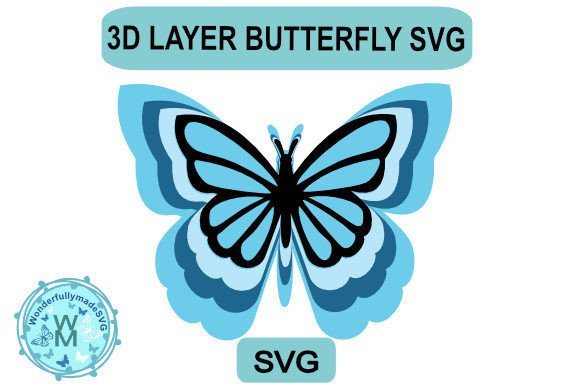 Layered Butterfly 3D SVG Shapes Review for Makers