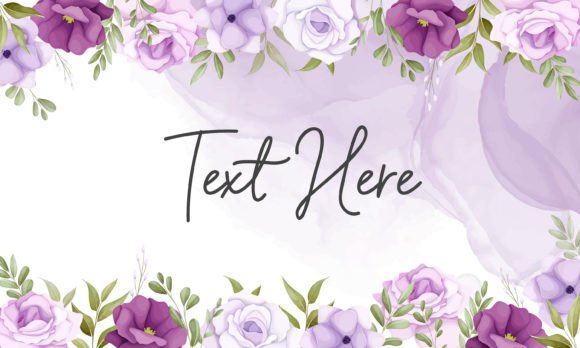 Romantic Purple Flower Background: A Designer's Review of Graphics and Backgrounds