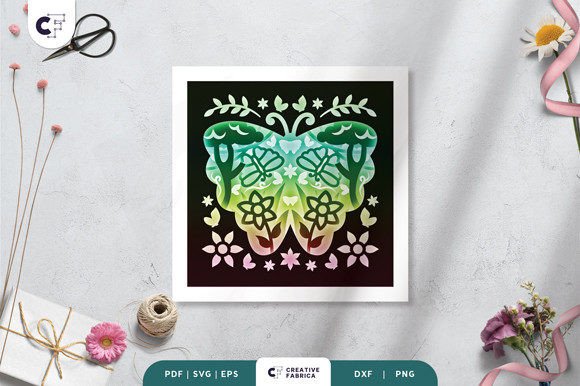 Spring Floral Butterfly 3D Shadow Box Review