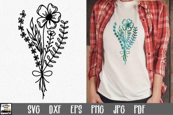 Wildflower Bouquet SVG File Graphics and Crafts Review